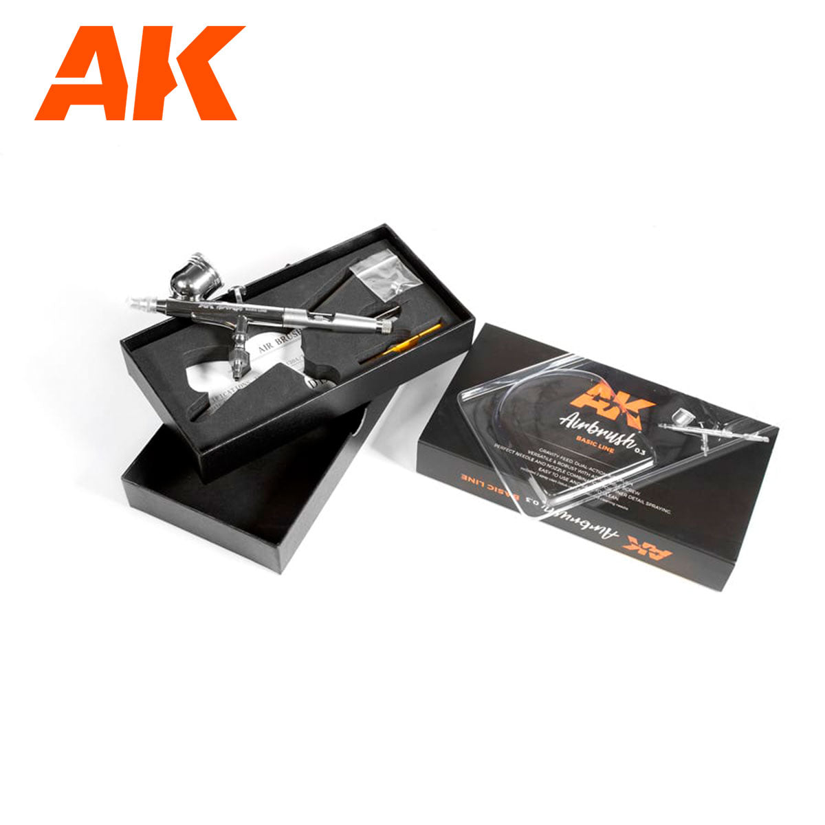 AK Interactive Dual Action Airbrush with 0.3mm Nozzle (AK9000)