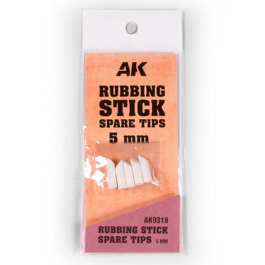 AK Interactive Rubbing Stick Spare Tips 5mm (AK9319)