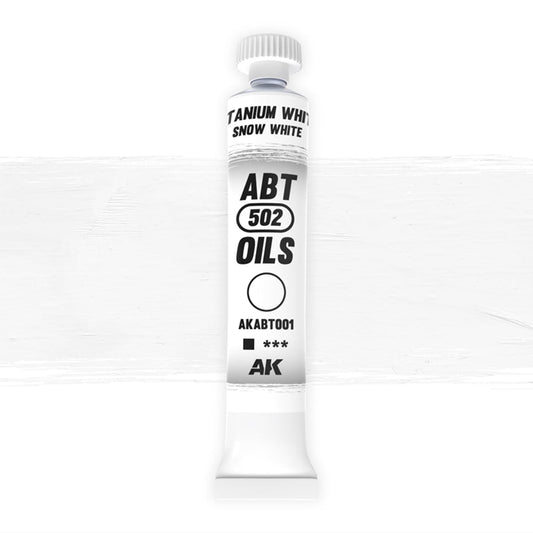 Abteilung 502 Oil Paint - Titanium White / Snow White (AKABT001)