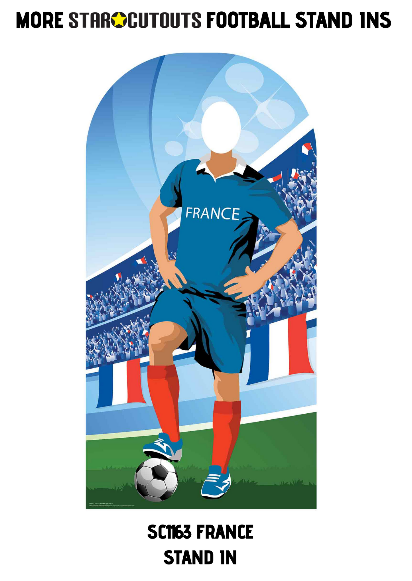SC709 Child-Sized World Cup 2026  Football Stand In Cardboard Cutout Height 117cm