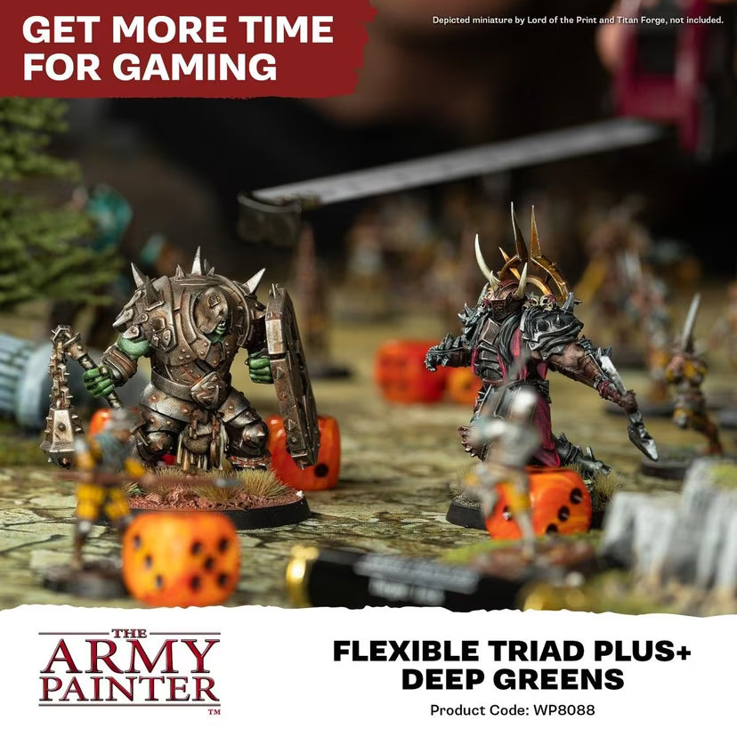 Flexible Triad PLUS+: Deep Greens Paint Set
