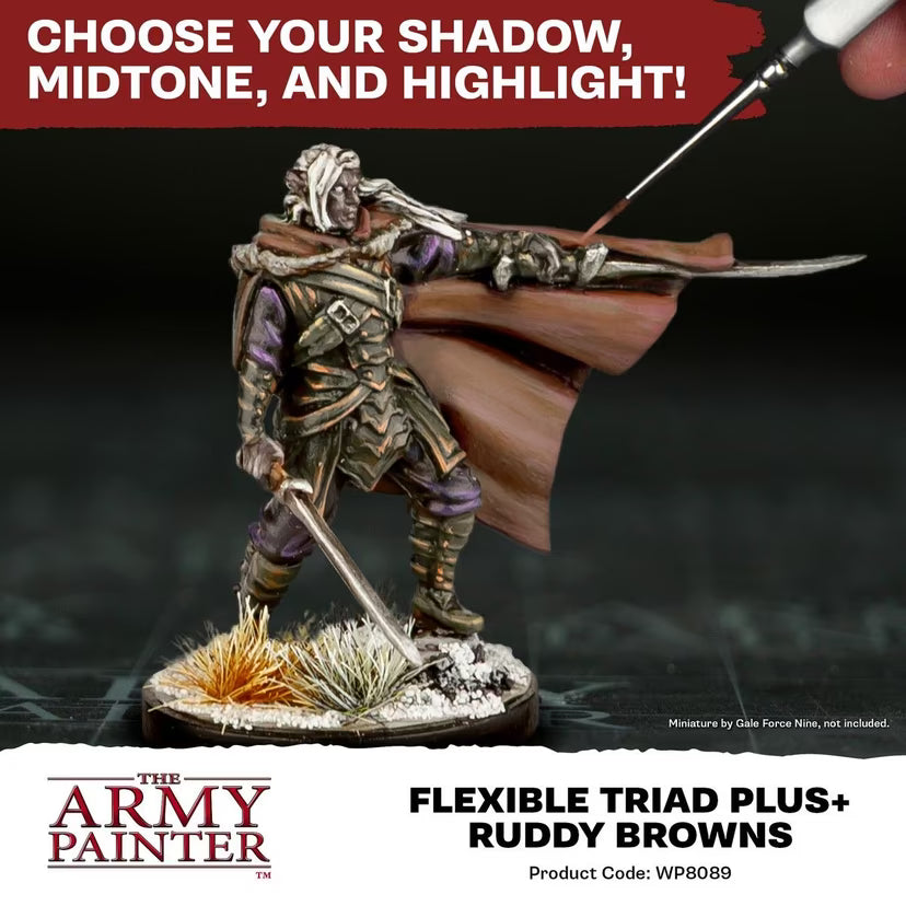 Flexible Triad PLUS+: Ruddy Browns Paint Set