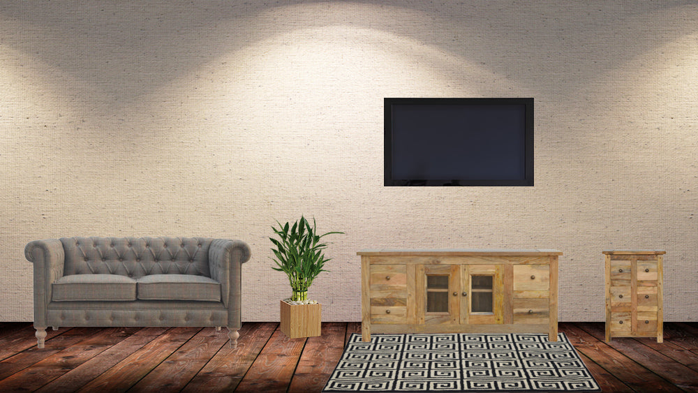 Granary Glazed 4 Drawer TV Unit