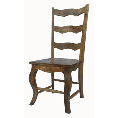 Chantilly Ladder Dining Chair Handcrafted Solid Mango Wood Classic French Design