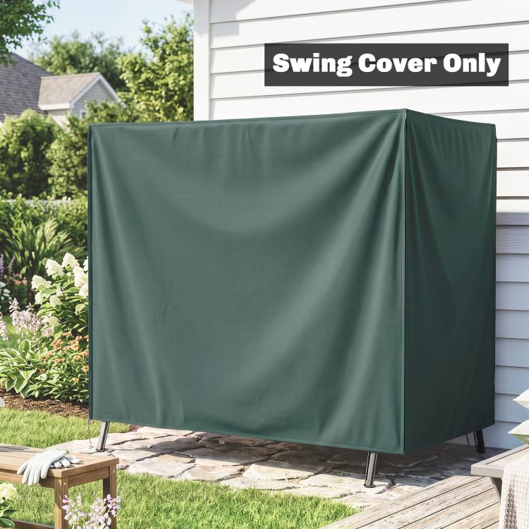 152 x 177cm Three-Seater Swing Chair Protective Cover Green