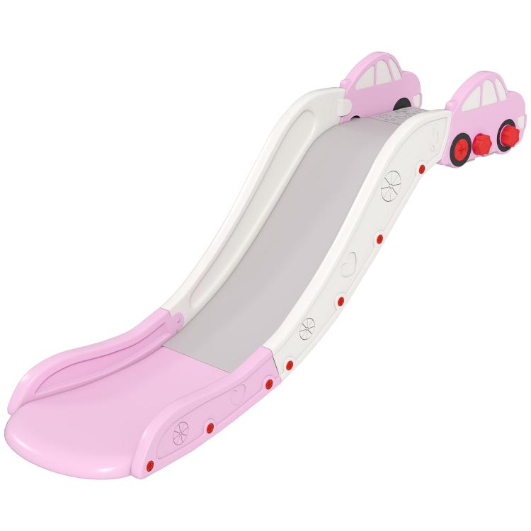 Kids Slide for Bed, Sofa, with Extended Length, Easy to assemble and Store, Pink