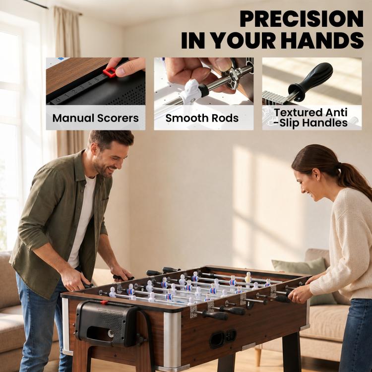 3 in 1 Multi Games Table 3.4ft Sports Table, 4 Lockable Wheels
