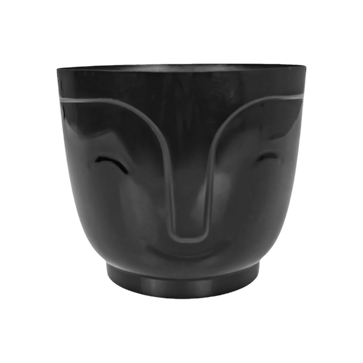 Atena Pot Without Hole 185mm Black DIY Workshop Accessory Home and Garden Use