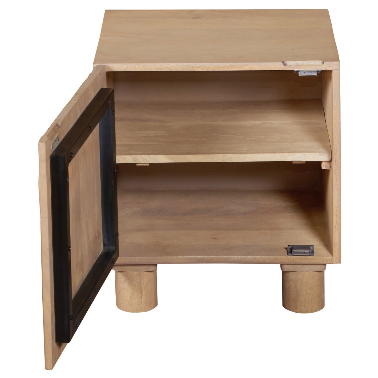 Ajmer Solid Wood Bedside Table