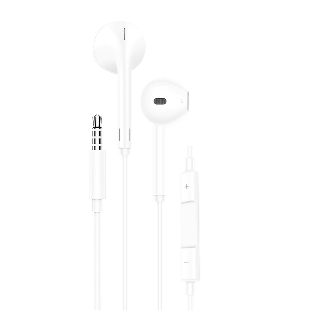 Wired Earphone 3.5mm Aux White (VD-EAR005)