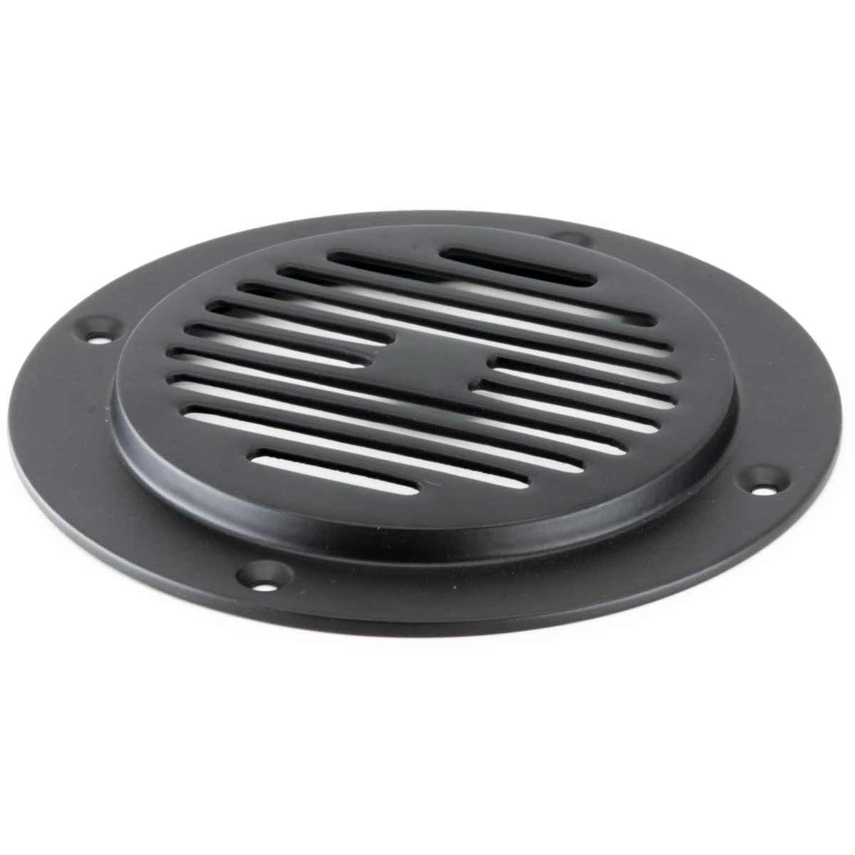 AG Brass Cast Circular Vent Grill (6" / Matt Black) AV-054/B
