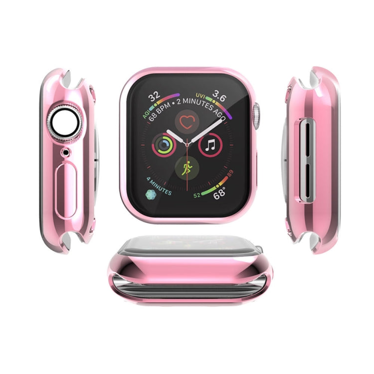 Full Coverage Plating TPU Case For Apple Watch Series 6 / 5 / 4 / Watch SE 40mm, For Apple Watch Series 6 / 5 / 4 / Watch SE 40mm, For Series 5 & 4 40mm
