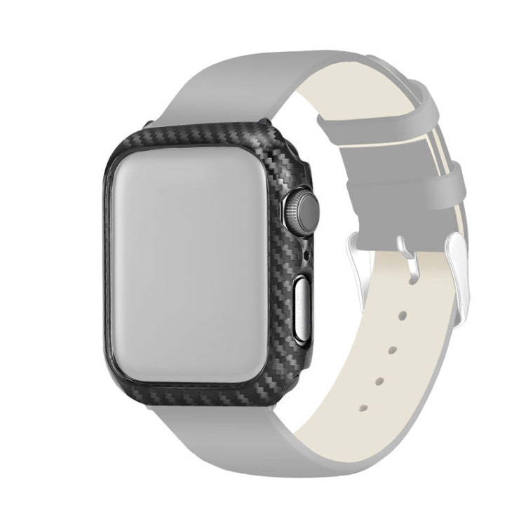 PC Carbon Fiber Frame Protection Case For Apple Watch Series 6 / 5 / 4 / Watch SE 40mm