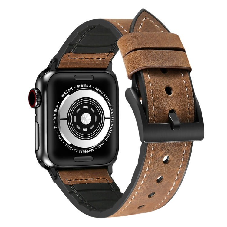 Crazy Horse Texture TPU Watch Band for Apple Watch Series 3 & 2 & 1 42mm, 42mm