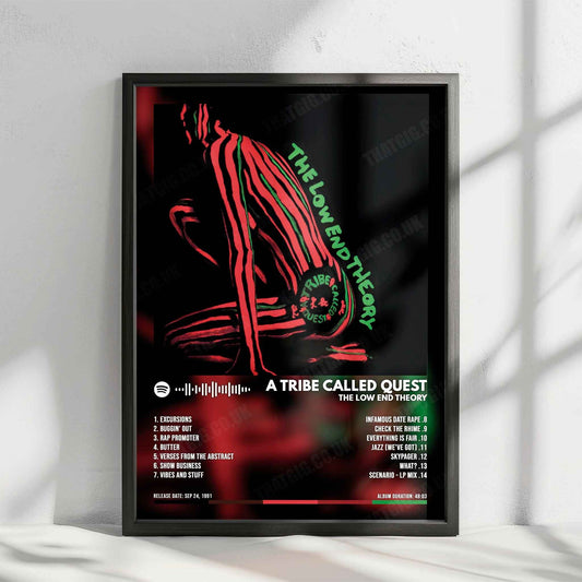 A Tribe Called Quest "The Low End Theory" Album Cover Poster - with Complete Tracklist
