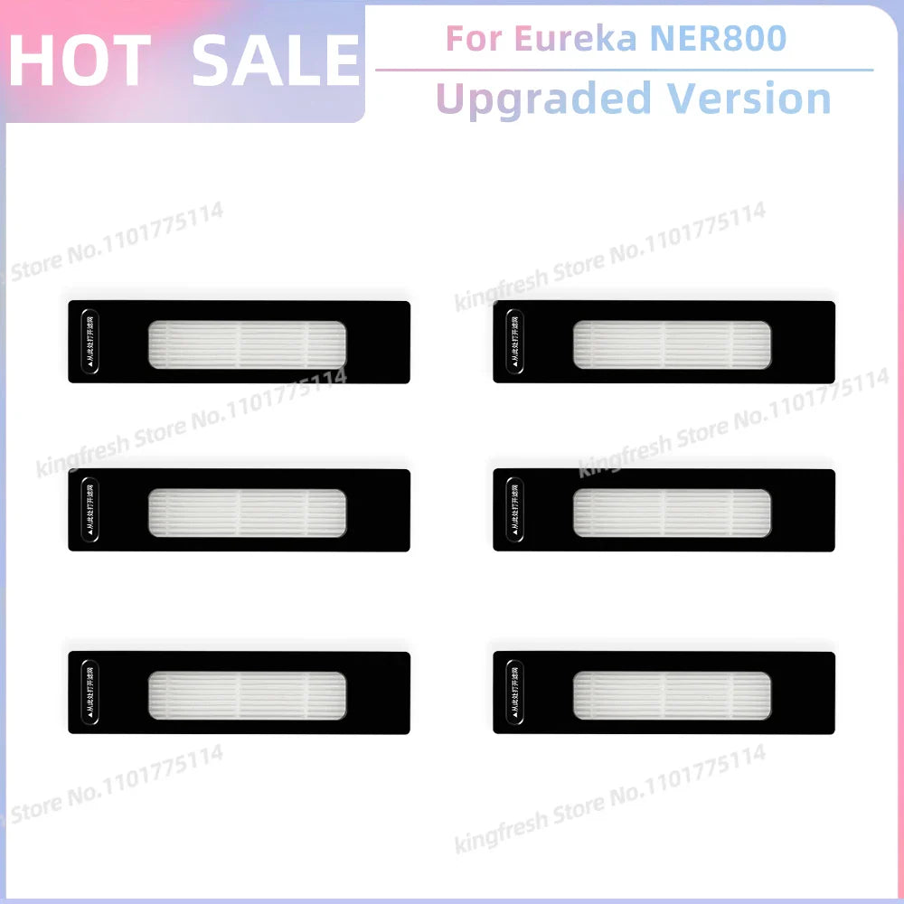 Compatible For Eureka NER800 Robot Vacuum Replacement Parts Main Roller Side Brush Hepa Filter Mop Cloth Accessories