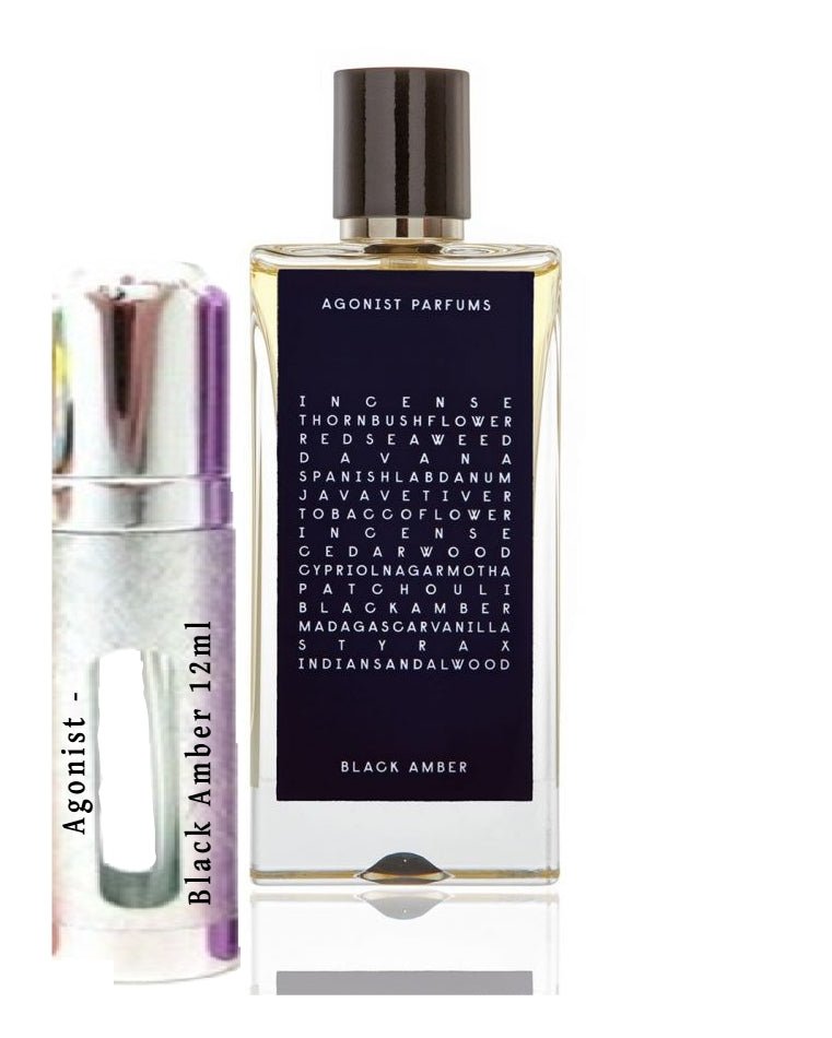 Agonist Black Amber perfume samples