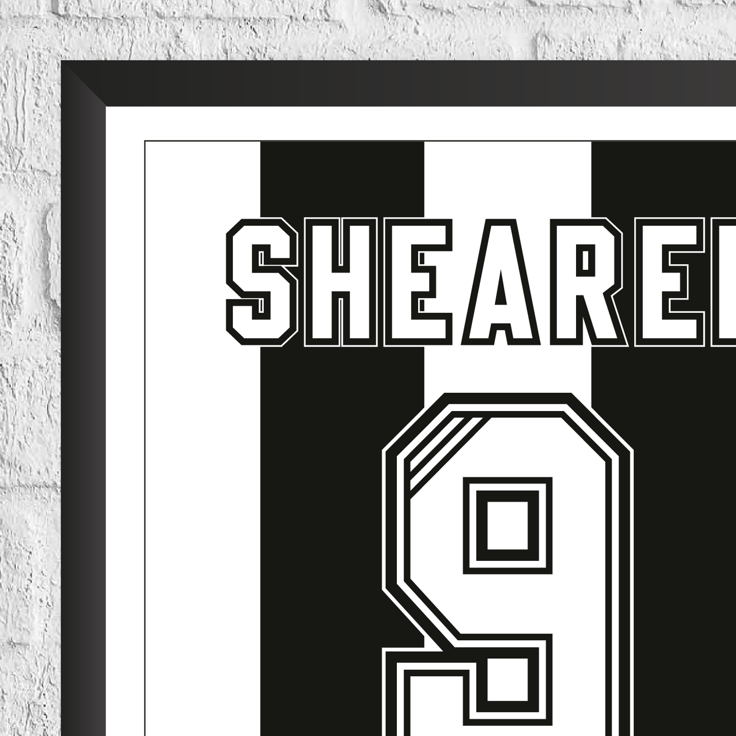 Alan Shearer Legend Stats Print