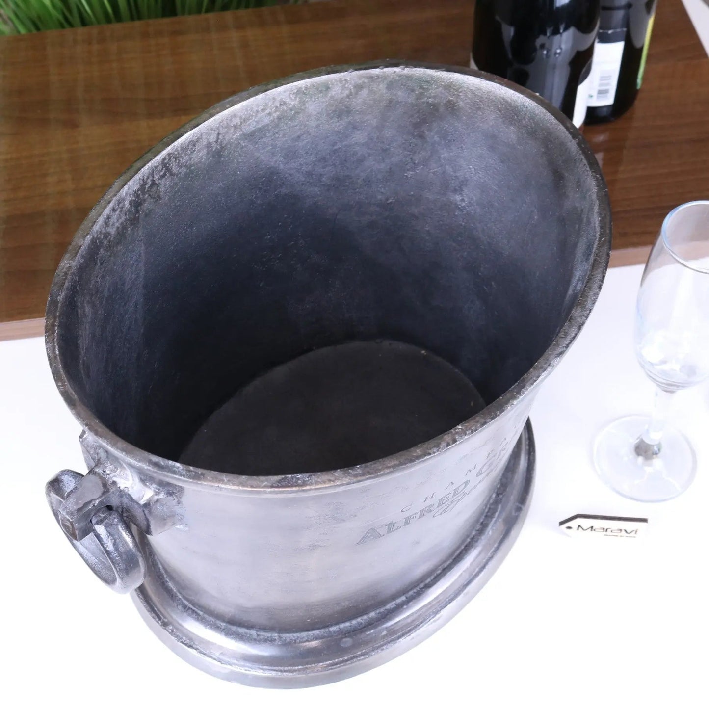 Alfred Gratien Luxury Gunmetal Champagne Ice Bucket