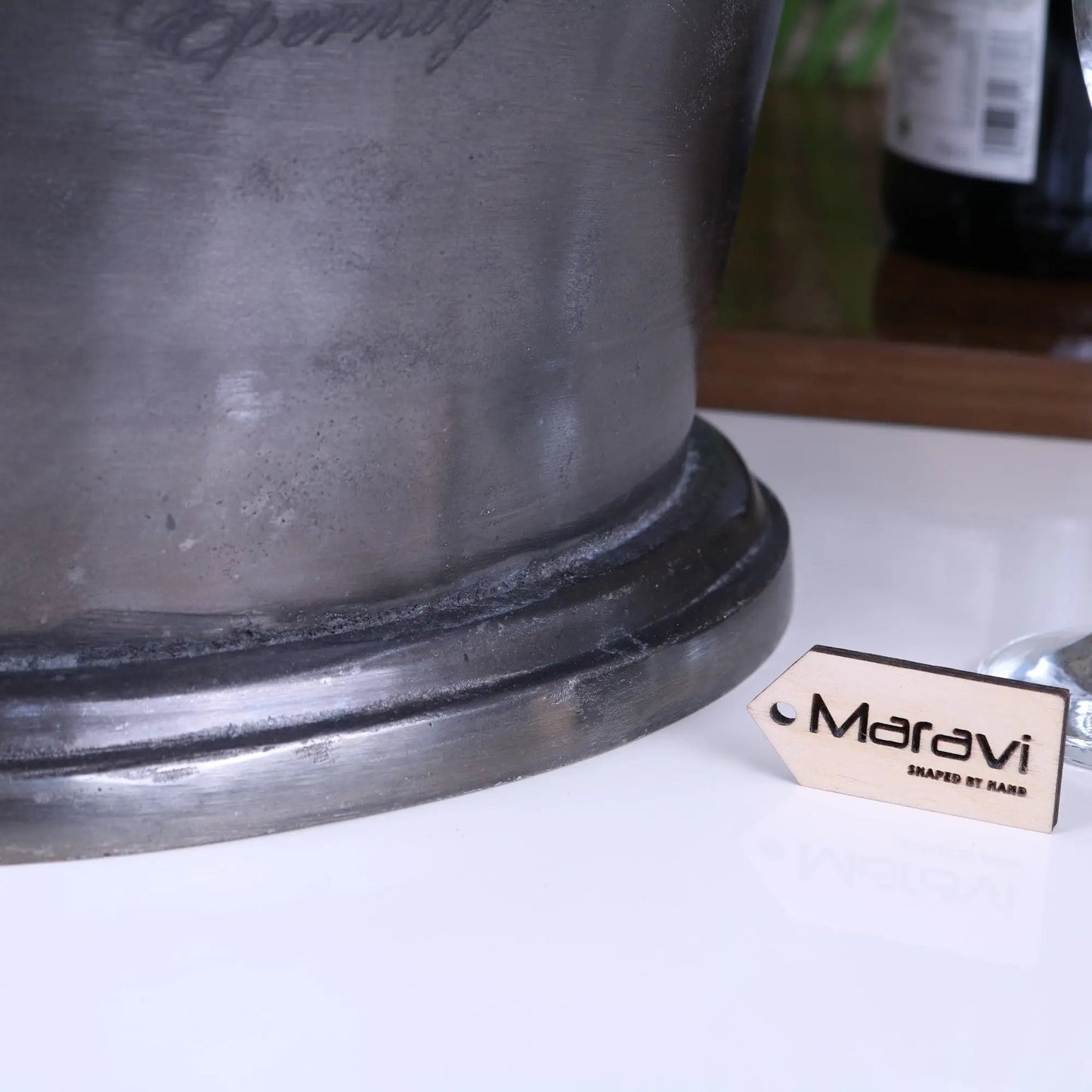 Alfred Gratien Luxury Gunmetal Champagne Ice Bucket