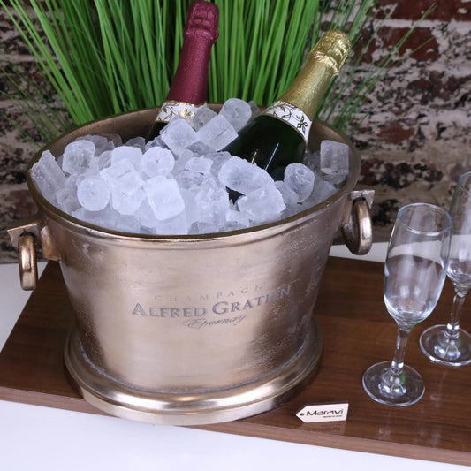 Alfred Gratien Luxury Light Gold Champagne Ice Bucket