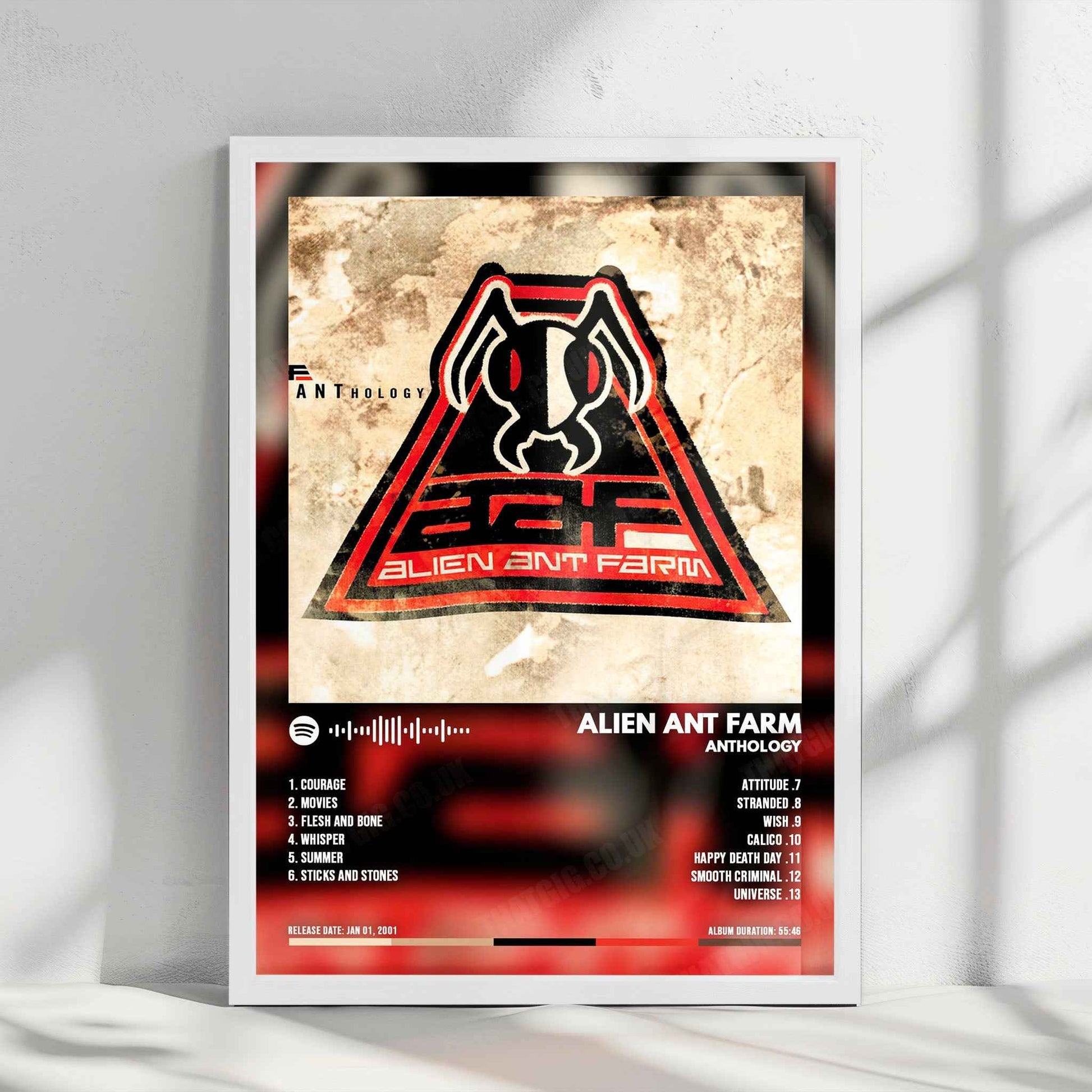 Alien Ant Farm "ANThology  " Album Cover Poster - with Complete Tracklist