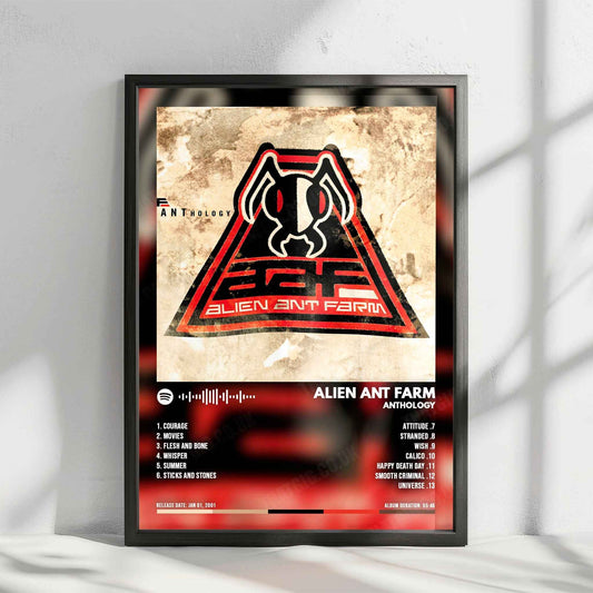 Alien Ant Farm "ANThology  " Album Cover Poster - with Complete Tracklist