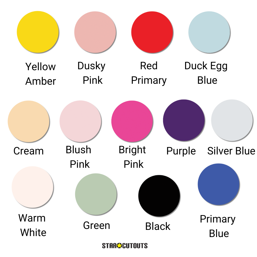 Blush Pink Circle Signs Personalise Choose Size and Material