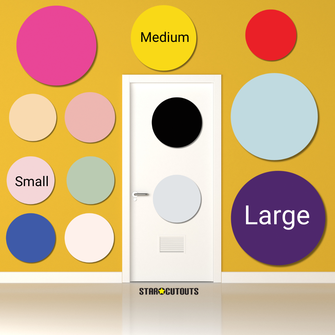 Sage Green Circle Signs Personalise Choose Size and Material
