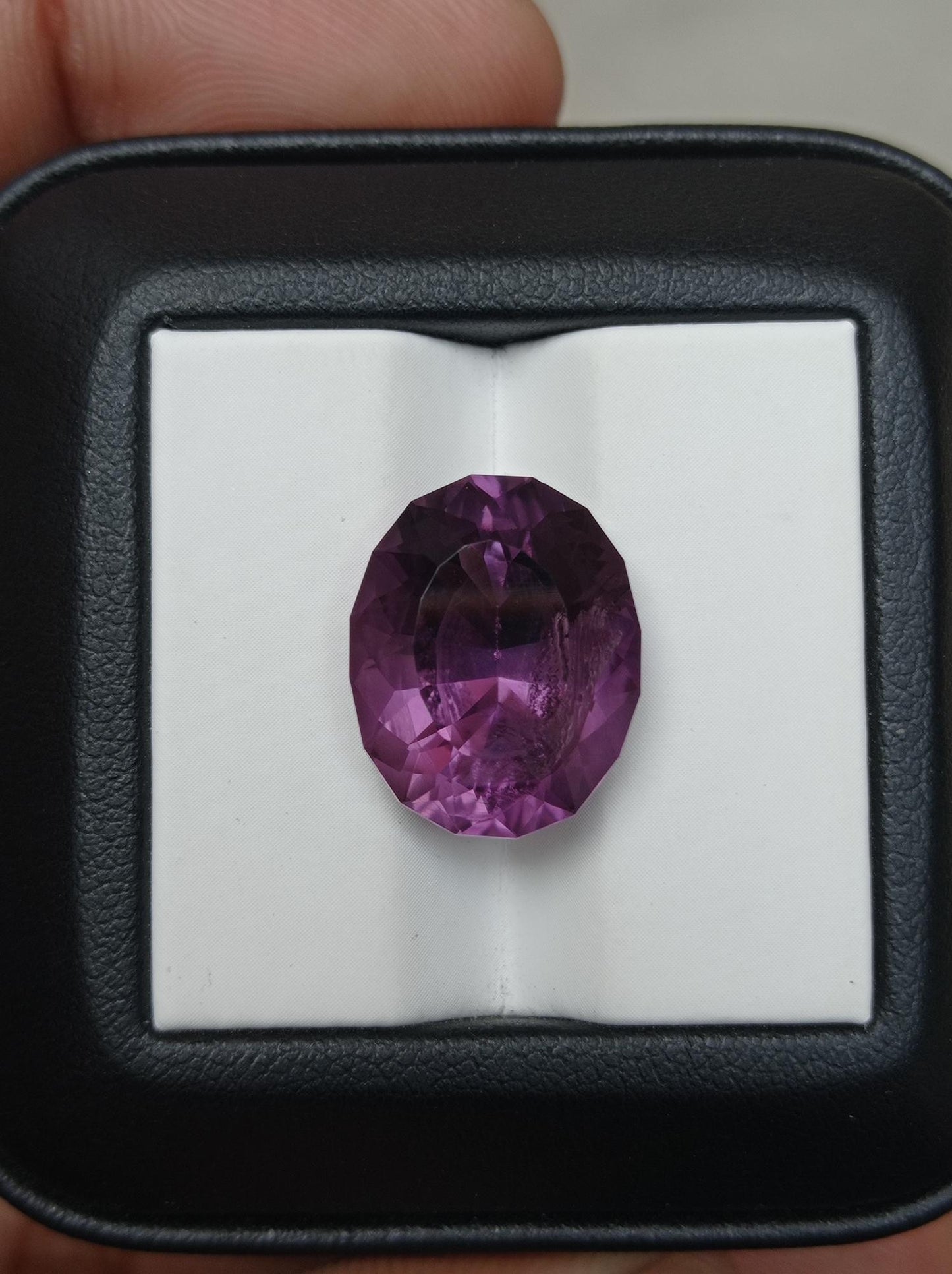 12.45ct Amethyst Fancy Cut - Natural Amethyst Crystal - 17x14x10mm