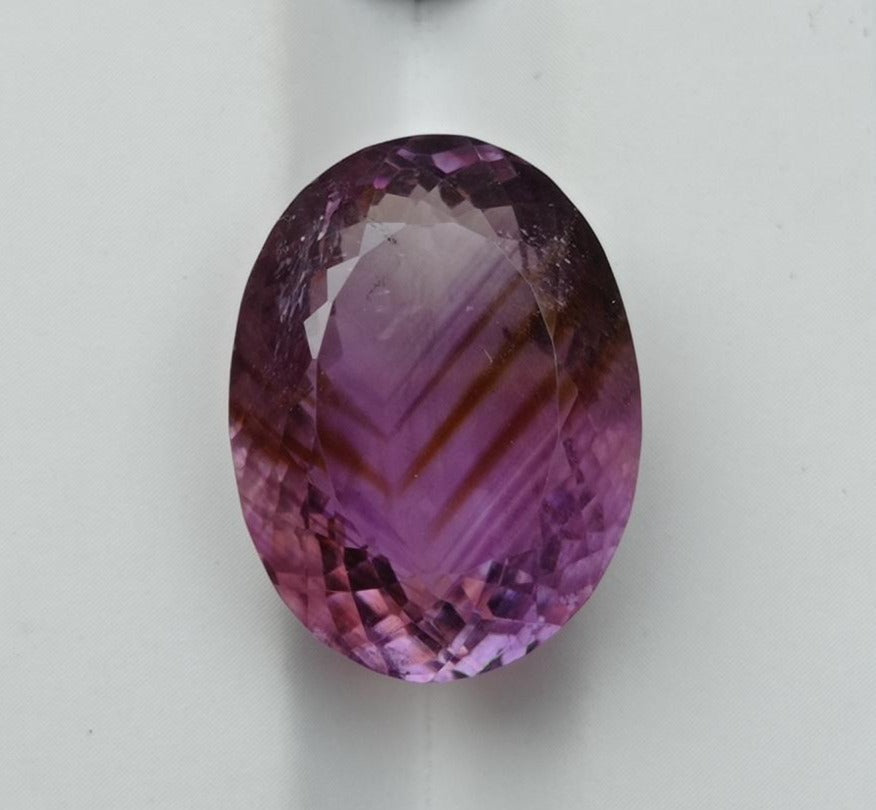 20.45ct Amethyst Fancy Cut - Natural Amethyst Crystal -18x14x11.5mm
