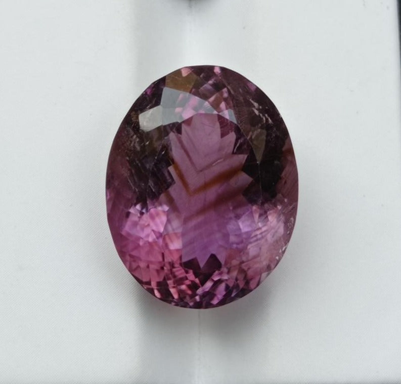 22.2ct Amethyst Fancy Cut - Natural Amethyst Crystal - 18x14.5x12.5mm