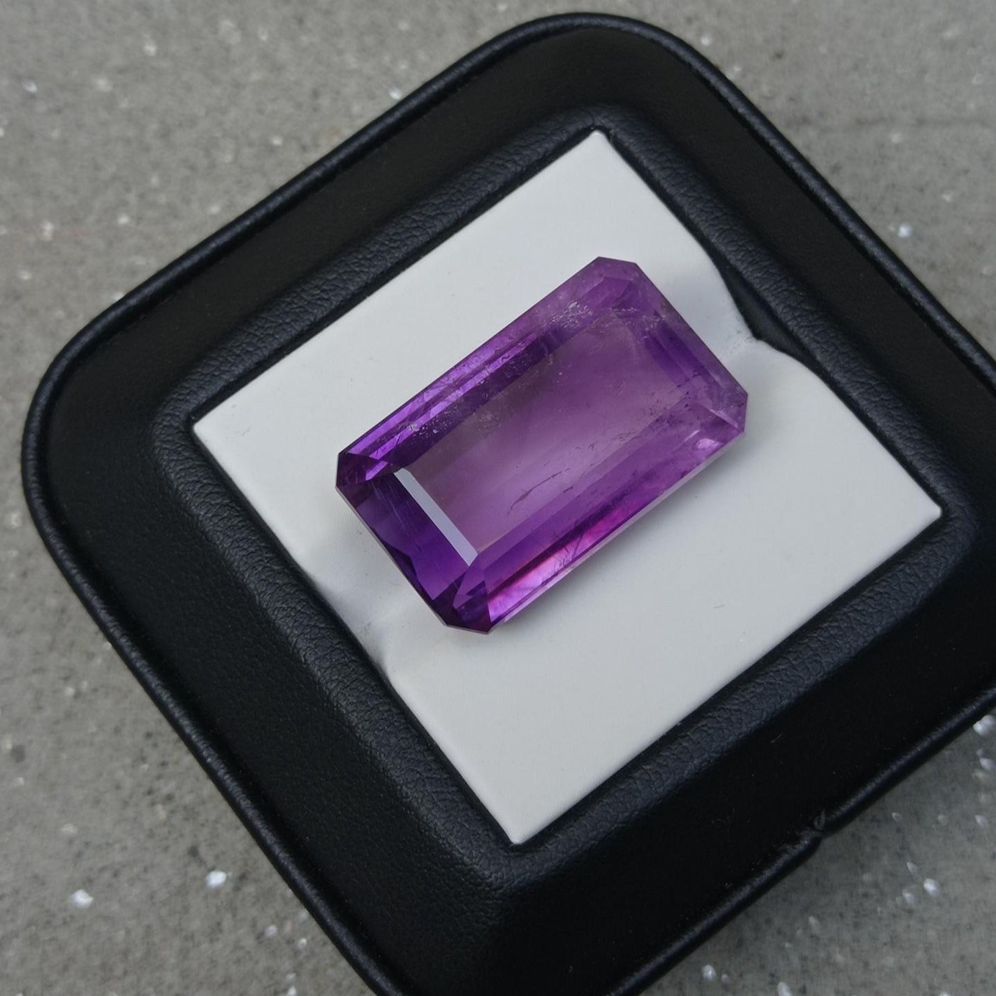 32.9ct Amethyst Fancy Cut - Natural Amethyst Crystal - 24x15x10mm