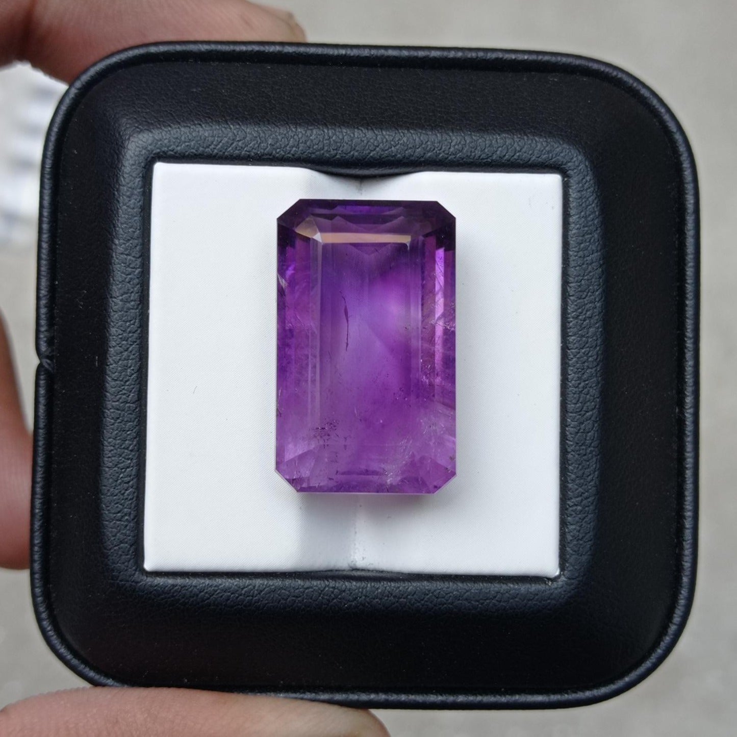 32.9ct Amethyst Fancy Cut - Natural Amethyst Crystal - 24x15x10mm