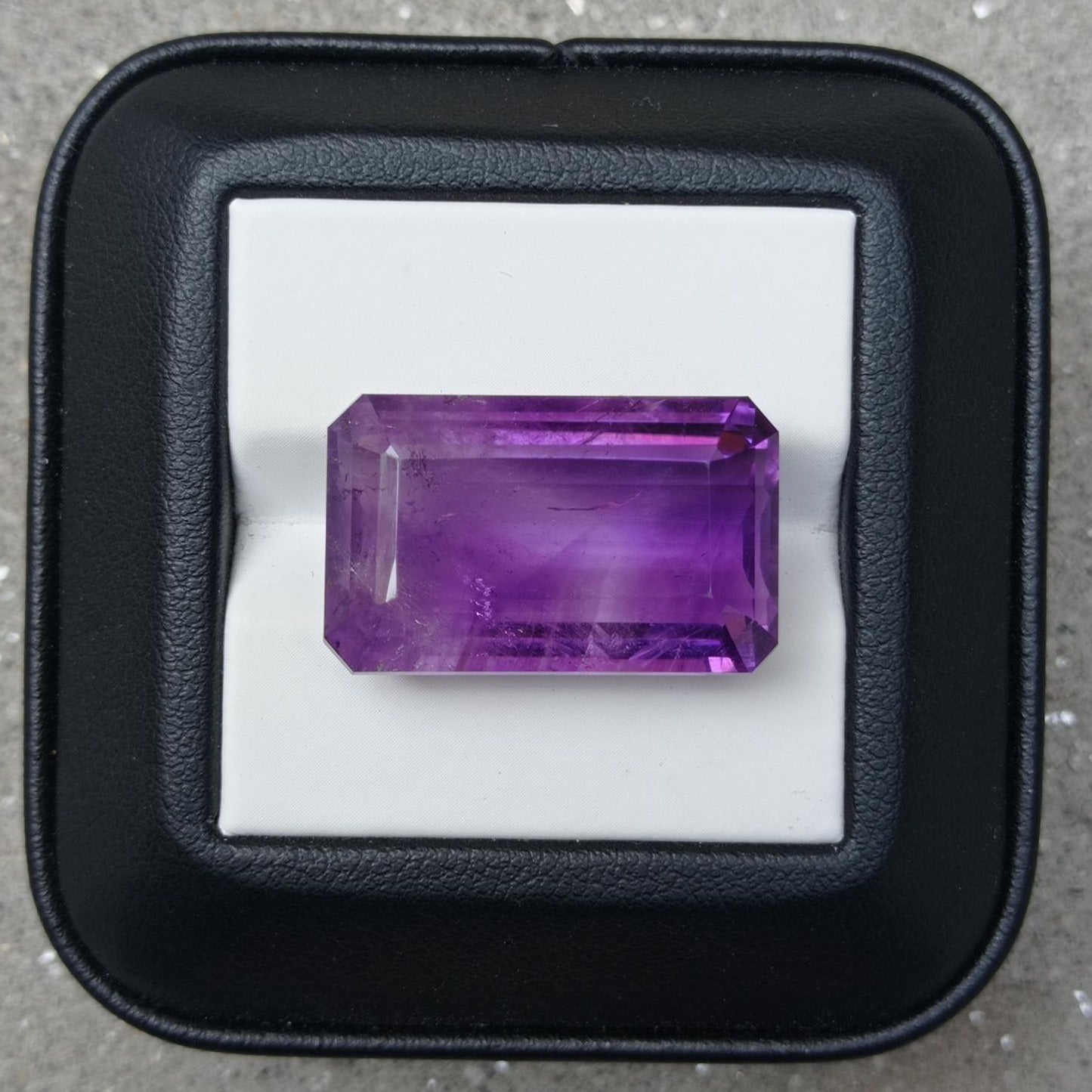 32.9ct Amethyst Fancy Cut - Natural Amethyst Crystal - 24x15x10mm