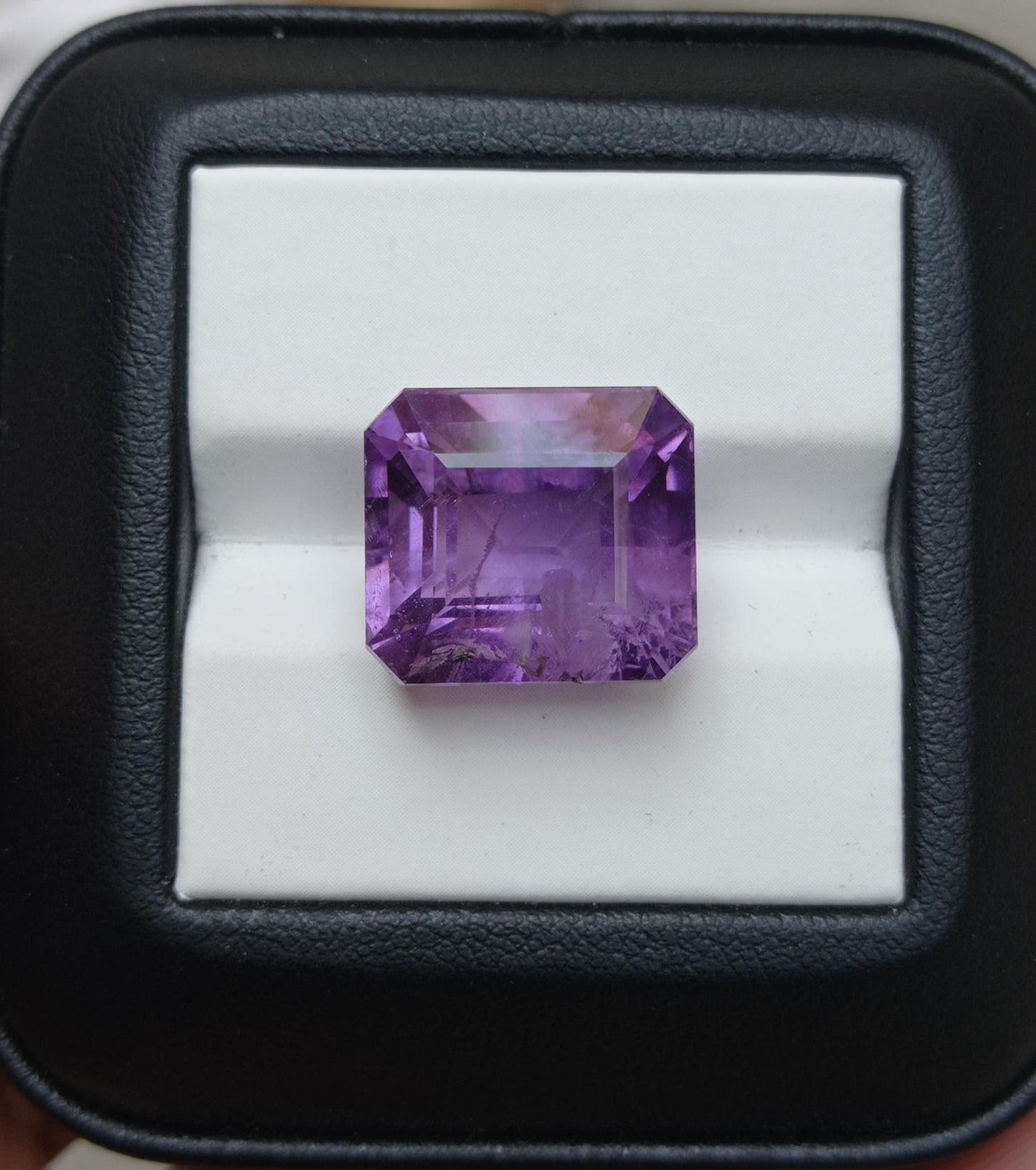 16.85ct Amethyst Fancy Cut - Natural Amethyst Crystal - 15x13x11mm