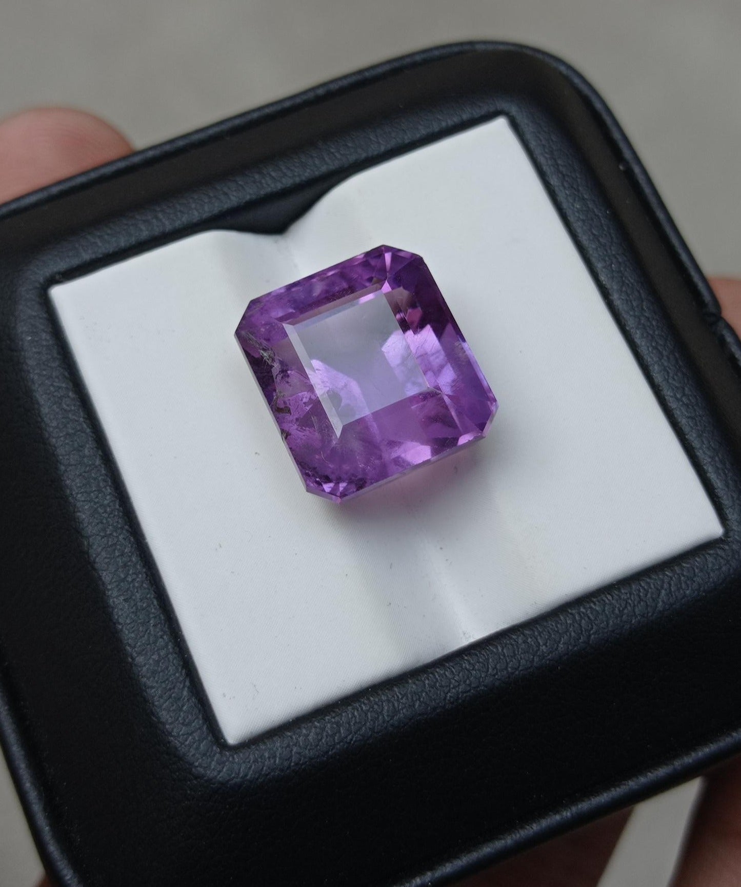 16.85ct Amethyst Fancy Cut - Natural Amethyst Crystal - 15x13x11mm