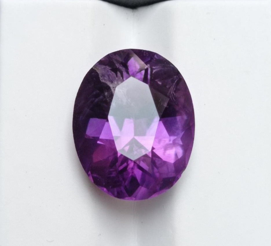 15ct Amethyst Fancy Cut - Natural Amethyst Crystal - 18x15x11mm