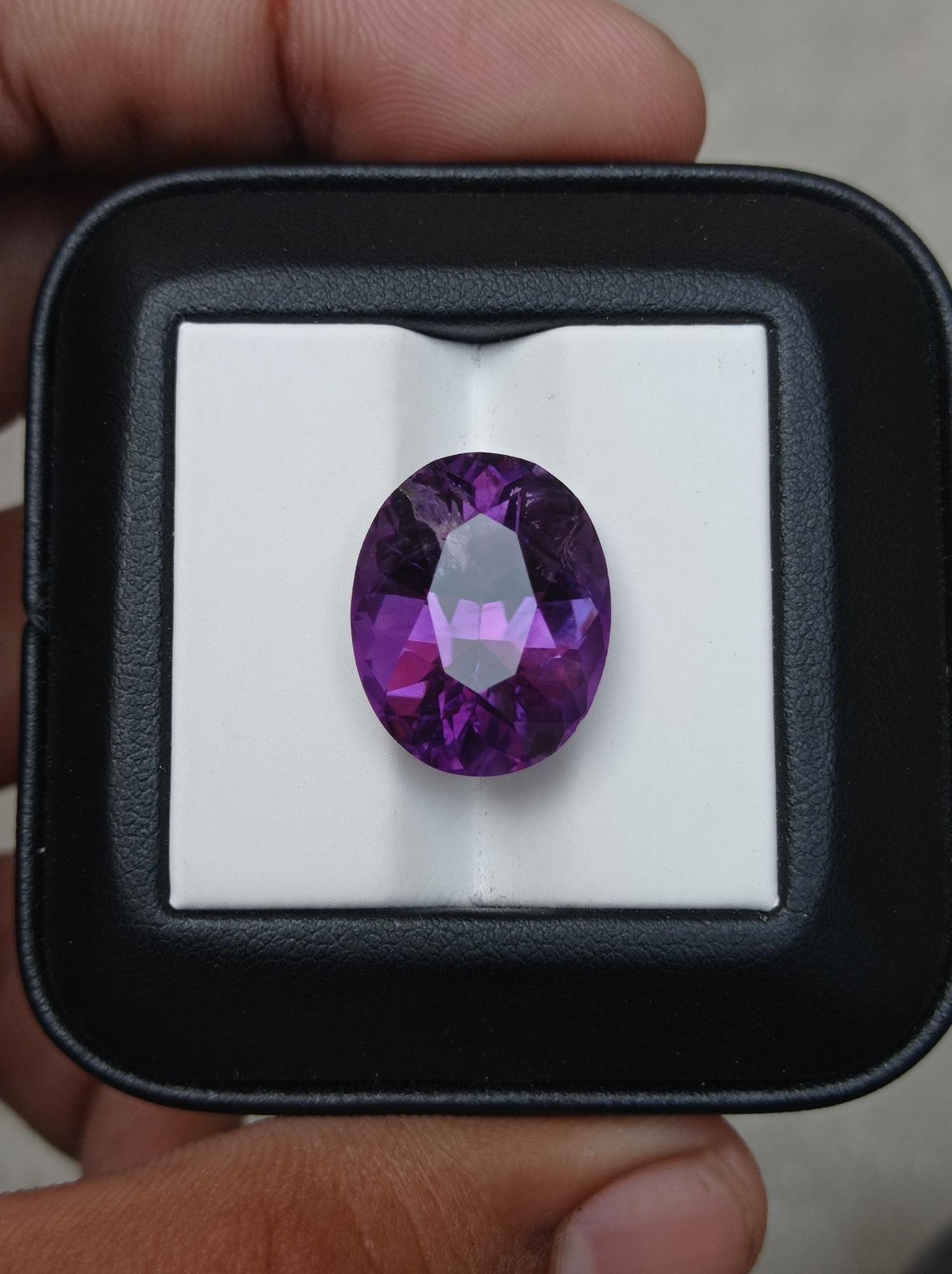 15ct Amethyst Fancy Cut - Natural Amethyst Crystal - 18x15x11mm