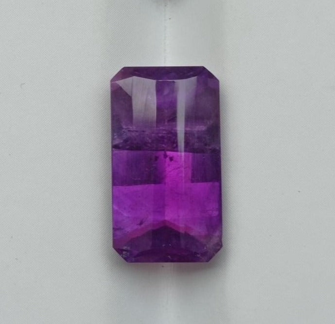 8.85ct Amethyst Fancy Cut - Natural Amethyst Crystal - 16x9x8mm