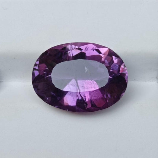 12.9ct Amethyst Fancy Cut - Natural Amethyst Crystal - 18x13x9mm