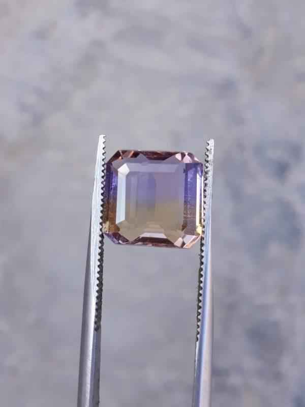 5ct Ametrine - Trystine - Bolivianite - 10x10mm