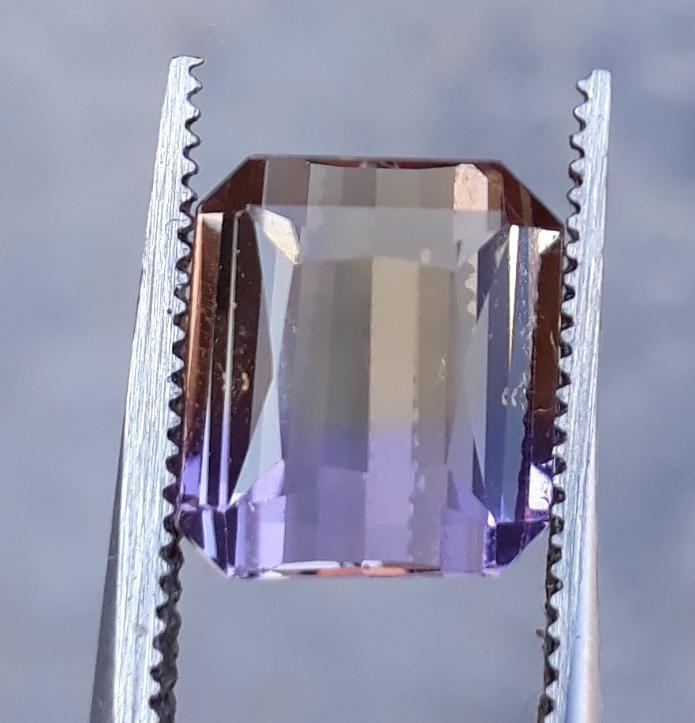 4.3ct Ametrine - Trystine - Bolivianite -  9x8mm