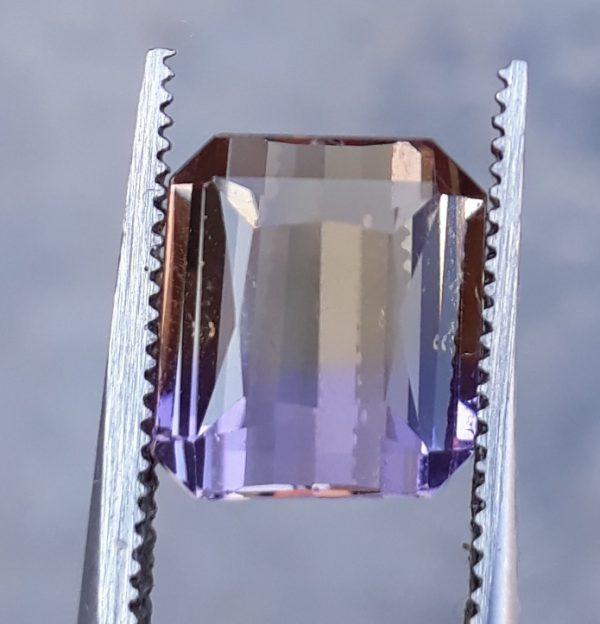 4.3ct Ametrine - Trystine - Bolivianite -  9x8mm