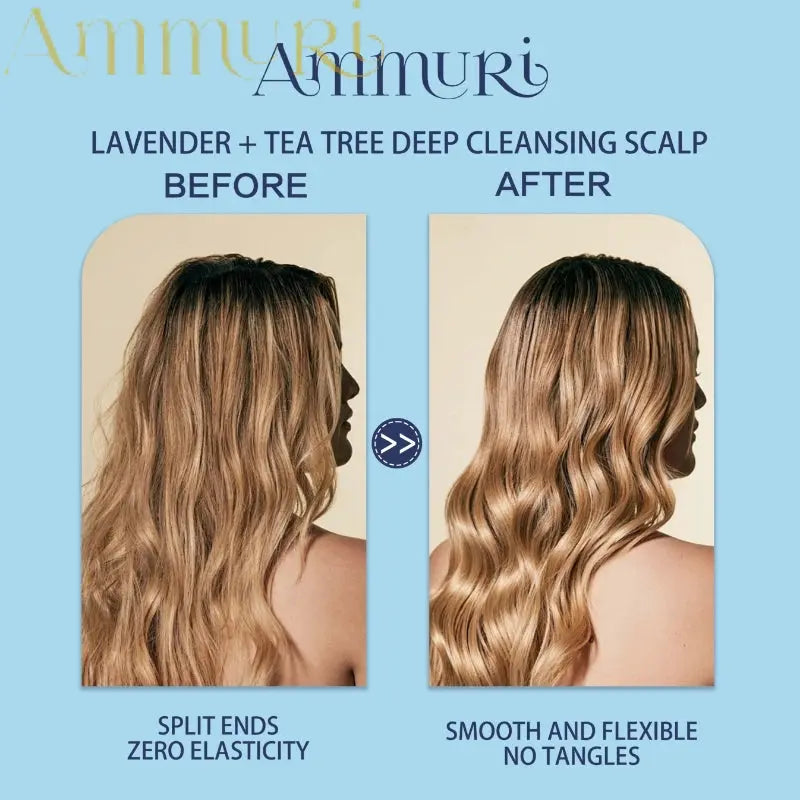 Ammuri Biotin Shampoo – DHT Blocker for Thicker, Fuller-Looking Hair | 473ml