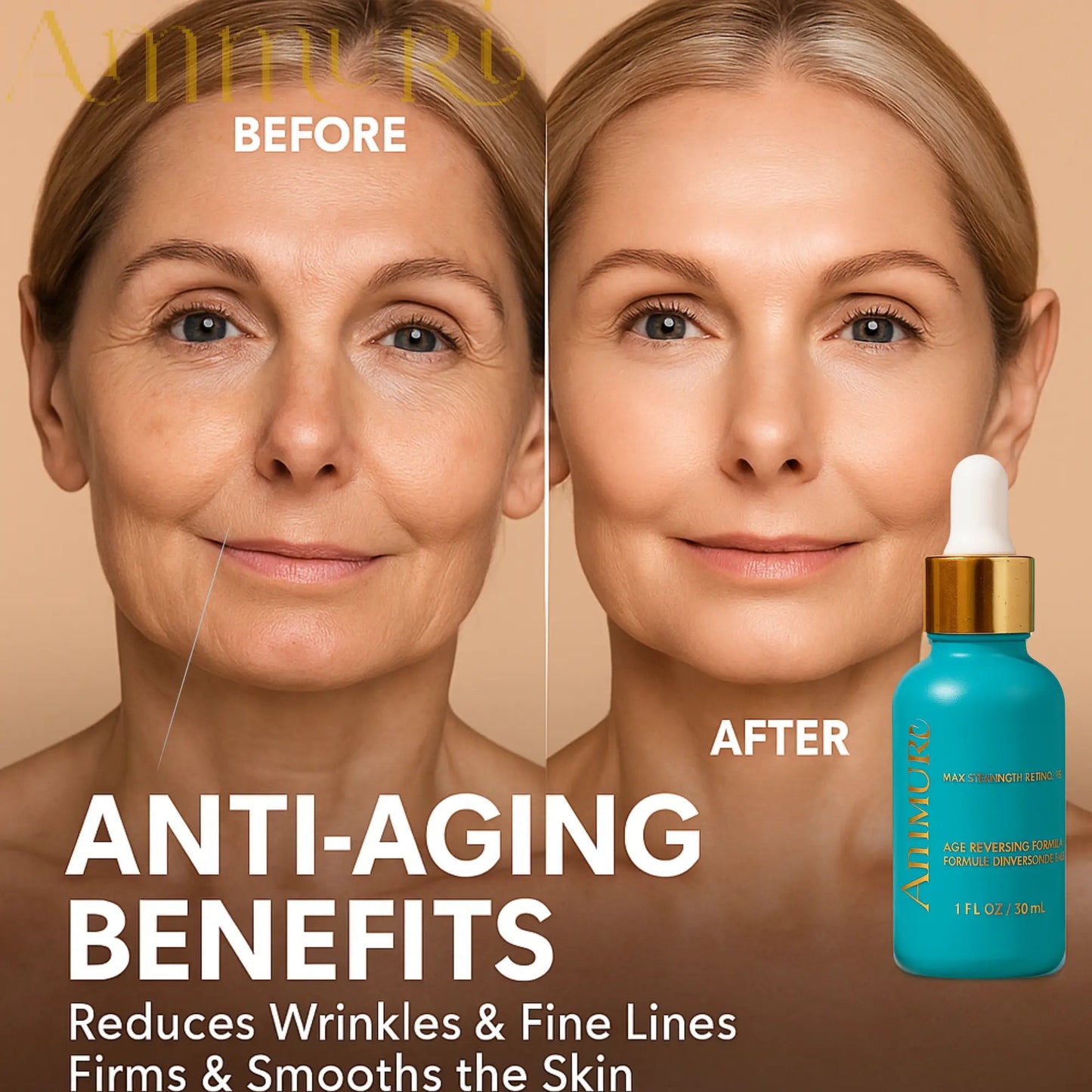 Ammuri Retinol 5% Serum – Step-Up Anti-Ageing Formula for Experienced Users | 30ml