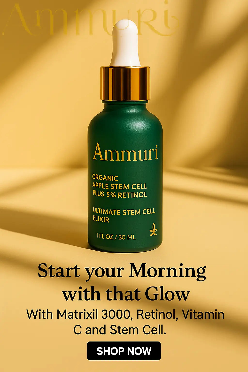 Ammuri Apple Stem Cell Serum – Advanced Anti-Ageing & Skin Renewal | 30ml