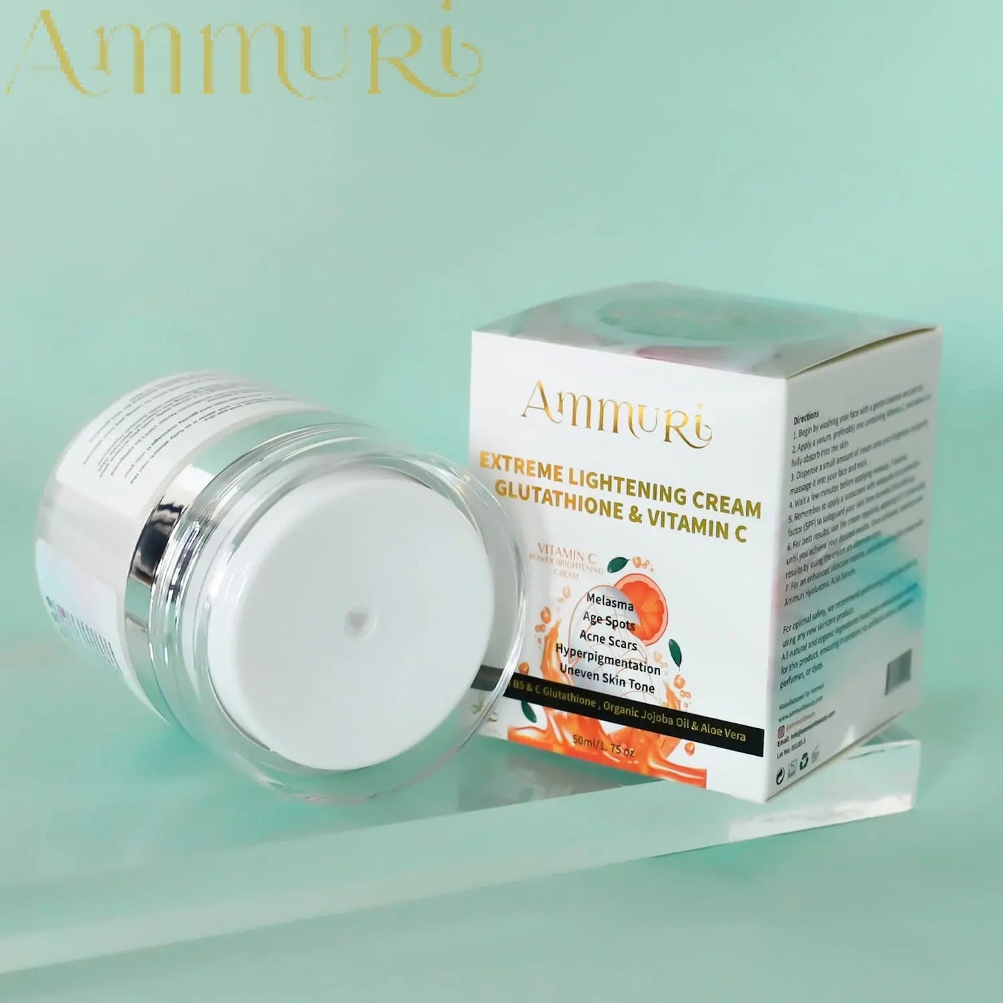 Ammuri Brightening Cream Set – Dark Spot Corrector for Radiant, Even Skin