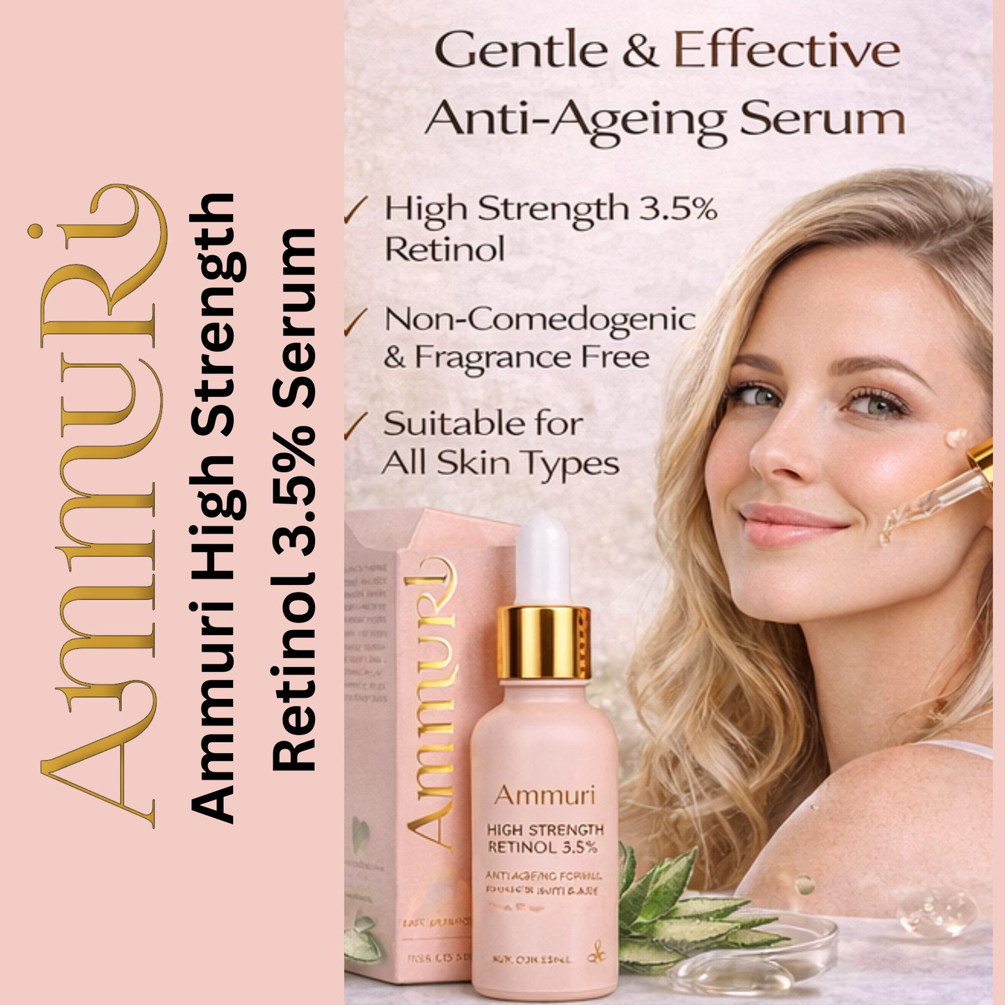 3.5% Retinol Serum for Wrinkles & Skin Renewal | Ammuri