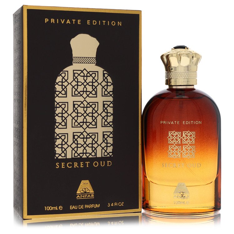 Anfar Secret Oud Eau De Parfum Spray 3.4 oz / 100 ml for Men